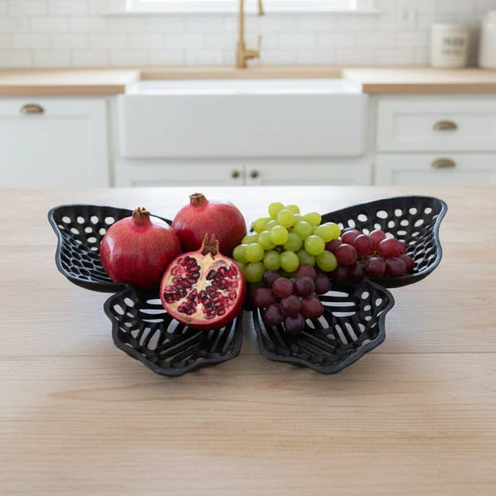 Noir Wing – Modern Net Butterfly Tray for wholesale by Interio Home