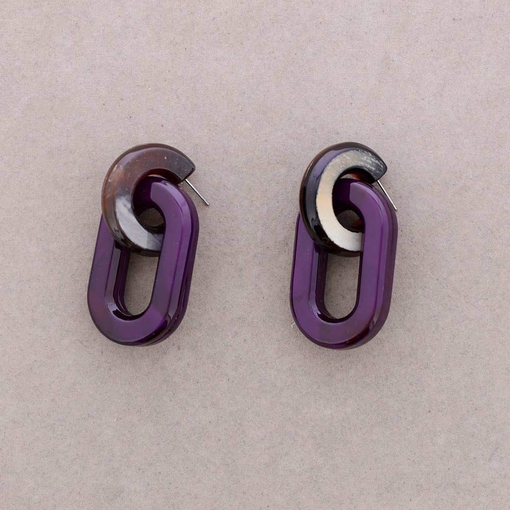 Sonata – Engroshandel Klik-smykker – Hængende Øreringe Harpiksringe5