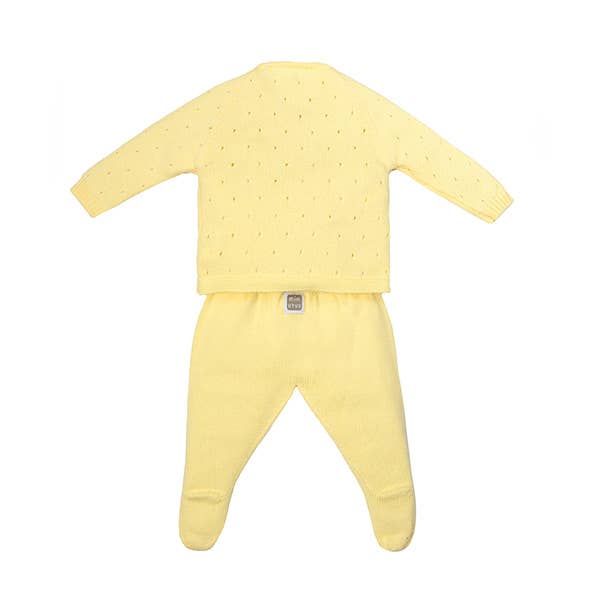 Baby Set Aire Yellow 100% Cotton for wholesale on Faire2