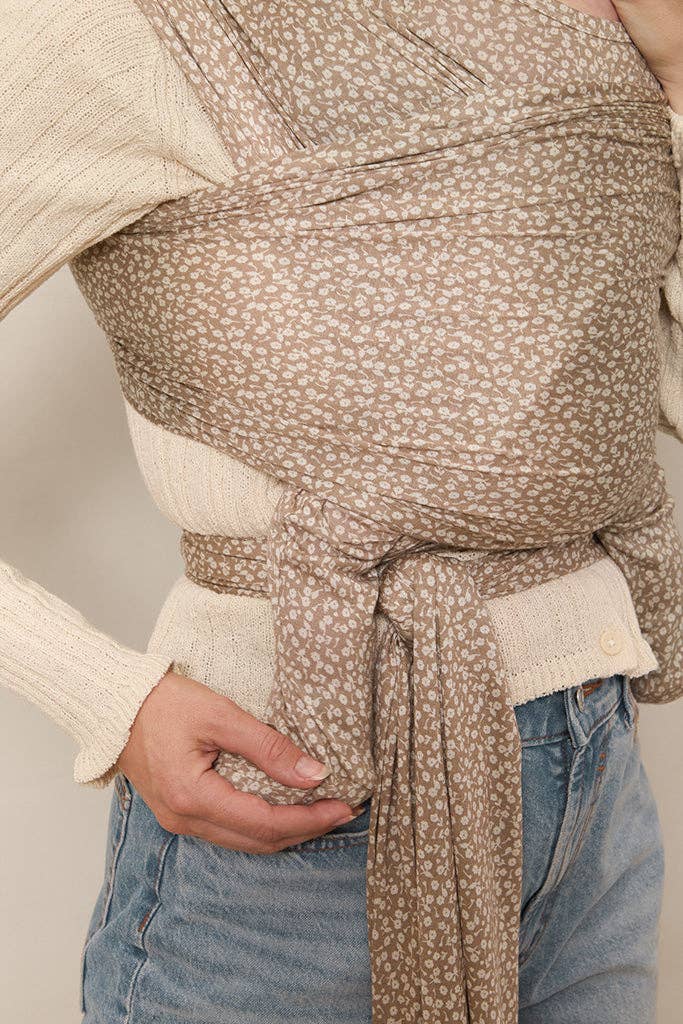 Solly Baby - Wholesale Baby Wrap/Sling - Cream Floral Wrap1