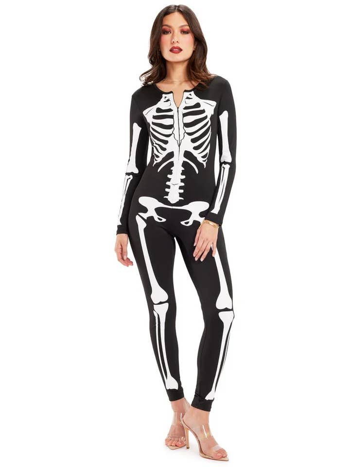 Tipsy Elves - Wholesale Costume - Women's - Skeleton Bodysuit - Women's Onesie Halloween Costume