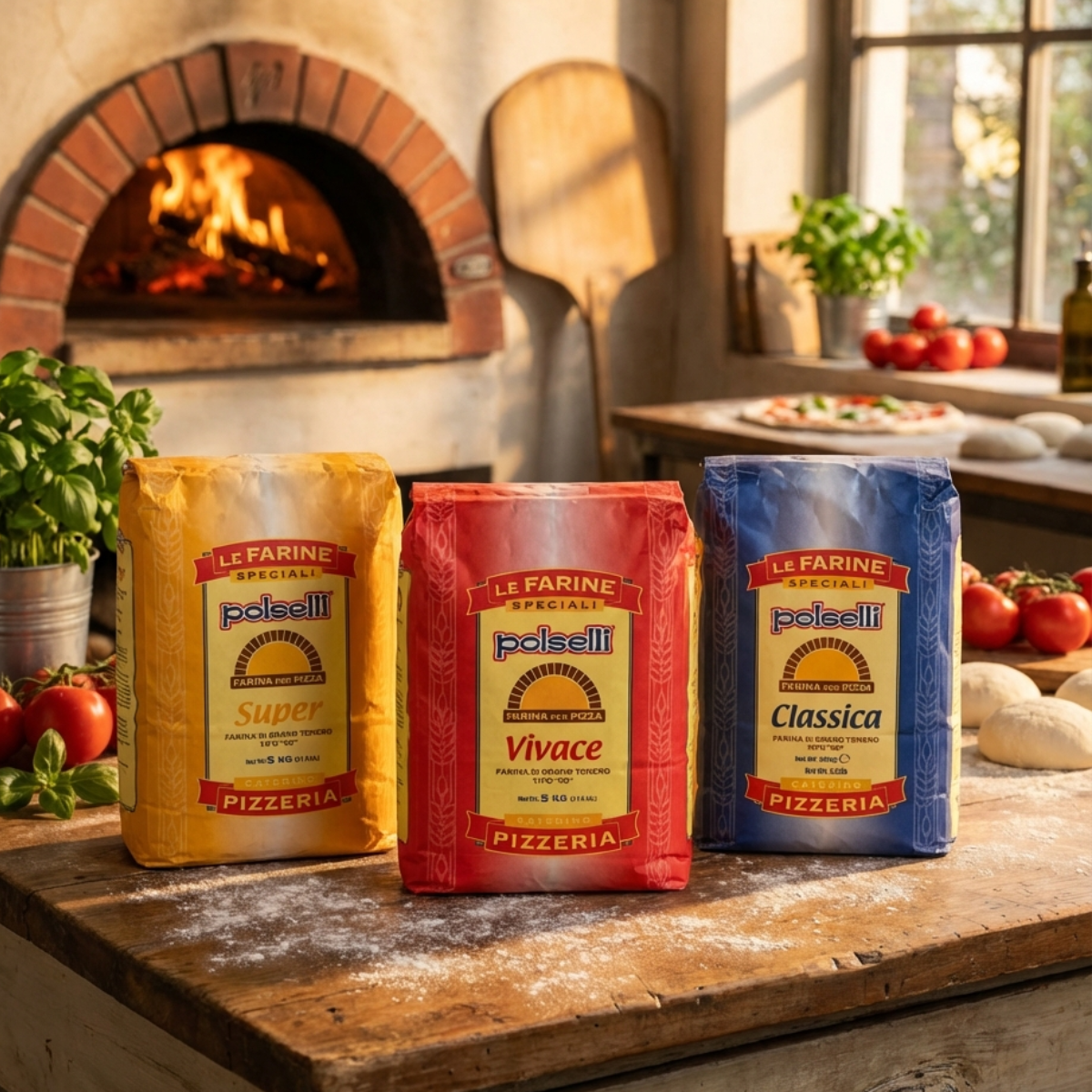 Wholesale Italian Food - Wholesale Flour - Polselli Classica Tipo 00 Pizza Flour, Authentic Neapolitan Pizza Flour, 5 kg (11 lb)5