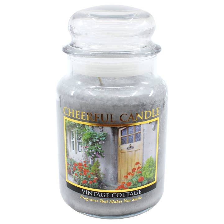 Cheerful Candle Vintage Cottage geurkaars voor wholesale door Arcucci Trade Srl