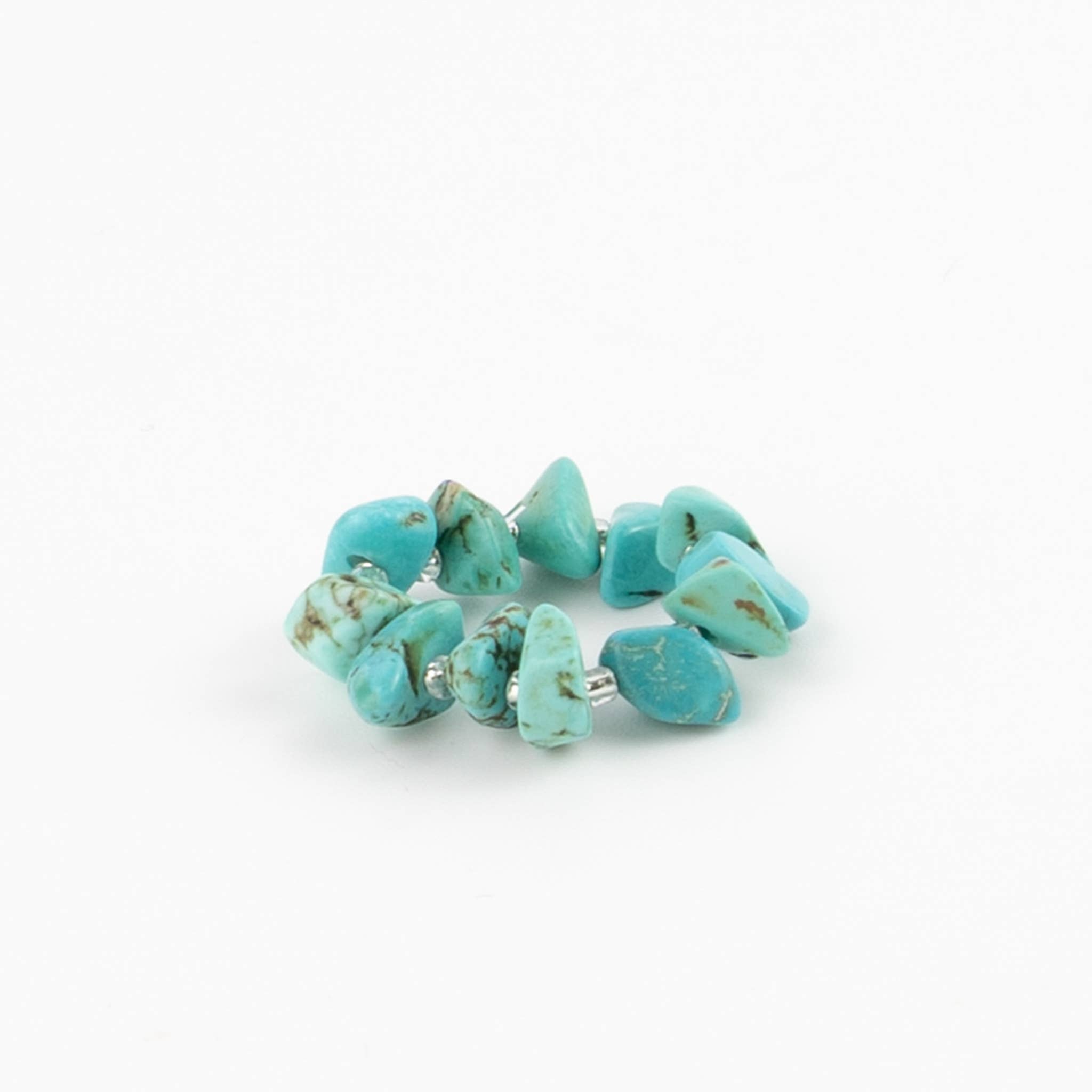 Pineapple Island - Wholesale Band/stacked ring - Gemstone Stretchy Elasticated Ring2