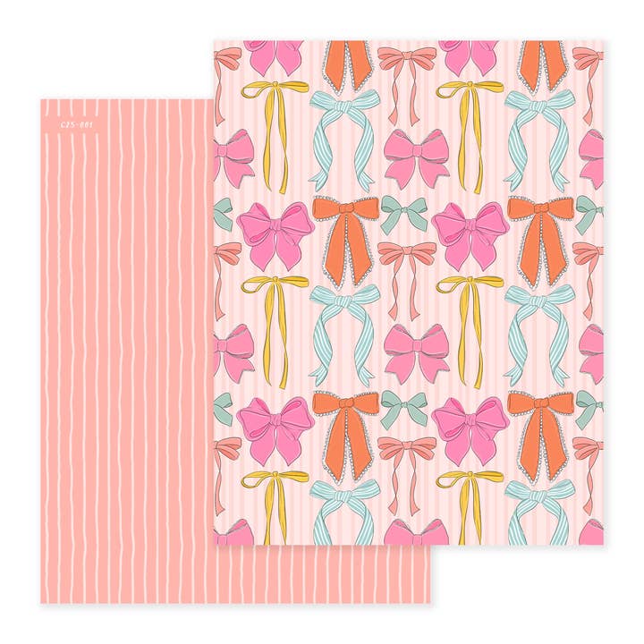 Coquette Cutie | Scrapbook Paper for wholesale by Sadie's Stickers