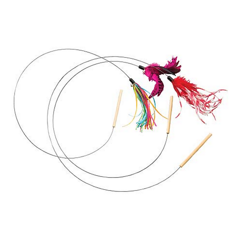 King Wholesale Pet Goods - Wholesale Pet Toy - Cat - Ethical Spot Cat Prancer Teaser Wand - 44 Inch0