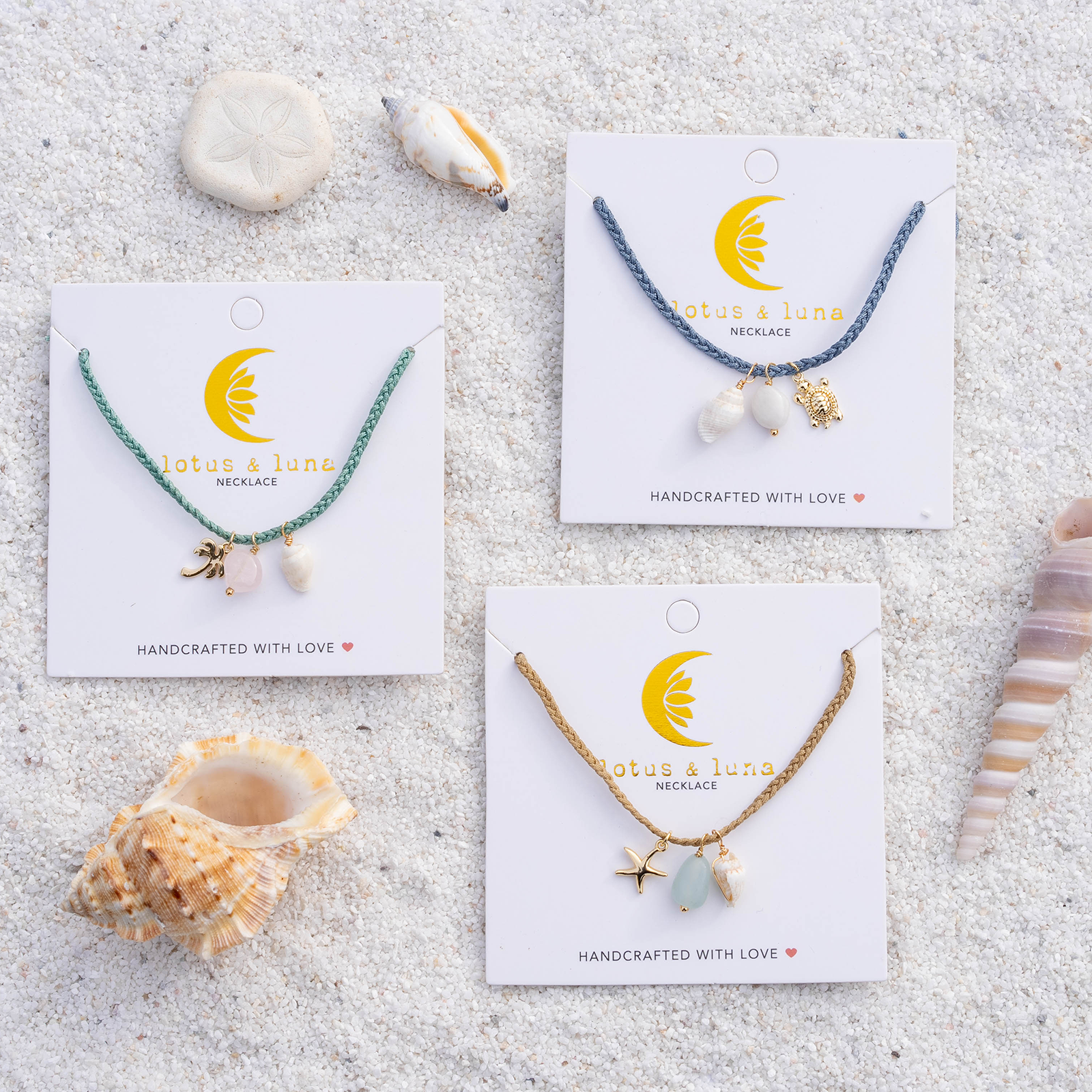 Lotus and Luna - Wholesale Pendant/Charm Necklace - Moon Beach Offshore Necklace4
