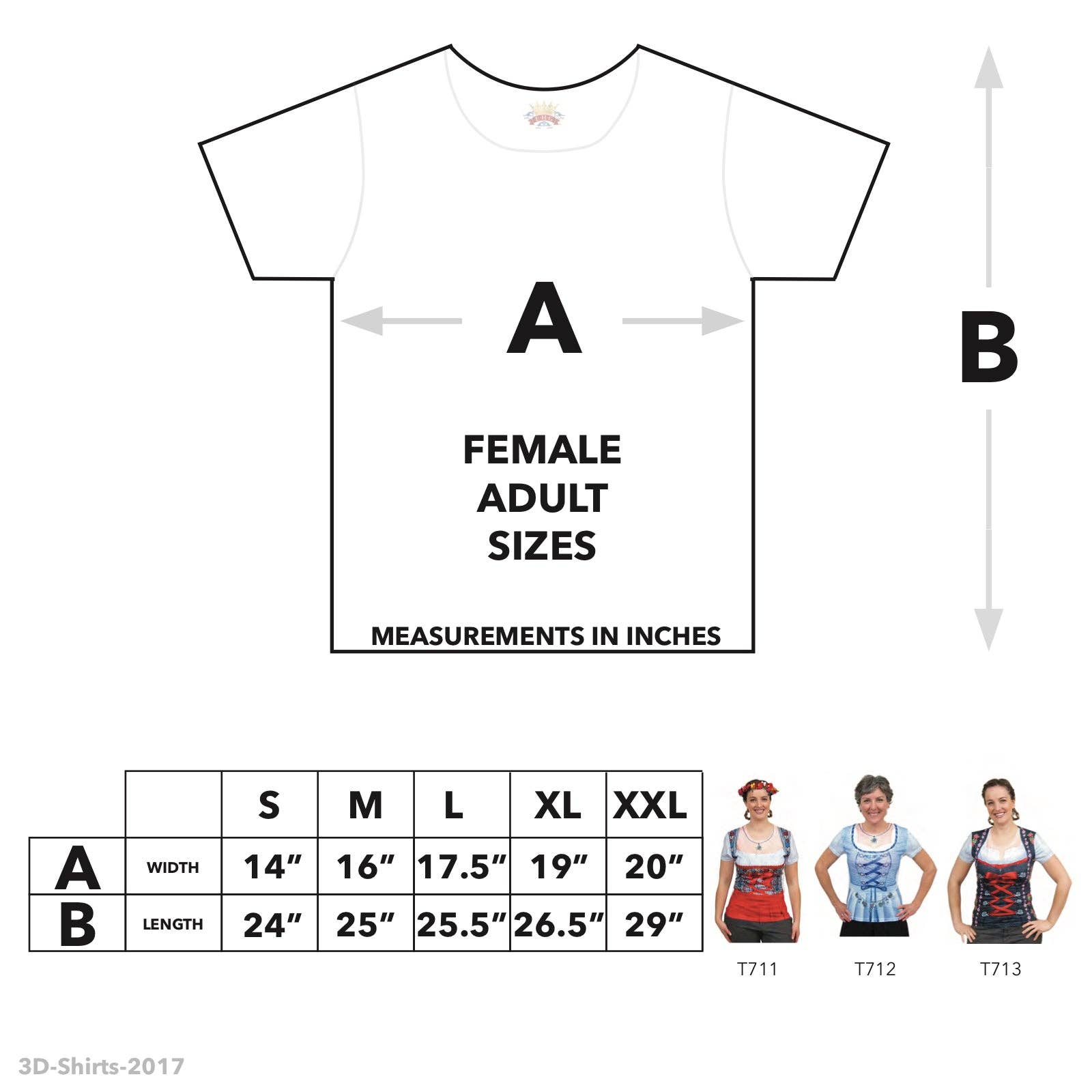 European Heritage Gifts - Wholesale Costume - Women's - Oktoberfest Costume Dirndl Realistic Faux Edelweiss Shirt3