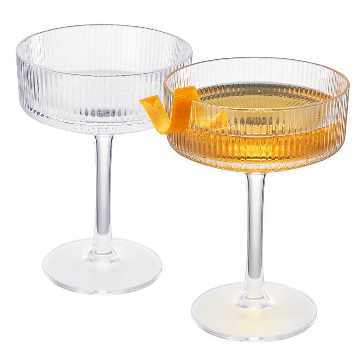 The Wine Savant / Khen Glassware - Wholesale Cocktail/liquor glass - Acrylic Plastic Unbreakable Crystal Coupe Glasses1
