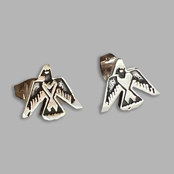 Hi Octane | SilverBotanica - Wholesale Stud/Post Earrings - Thunderbird Southwest Post Earrings
1