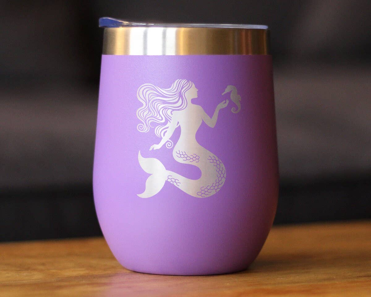 bevvee - Wholesale Insulated Mug/Tumbler - Mermaid Insulated Wine Tumbler - Beach Gifts and Decor8
