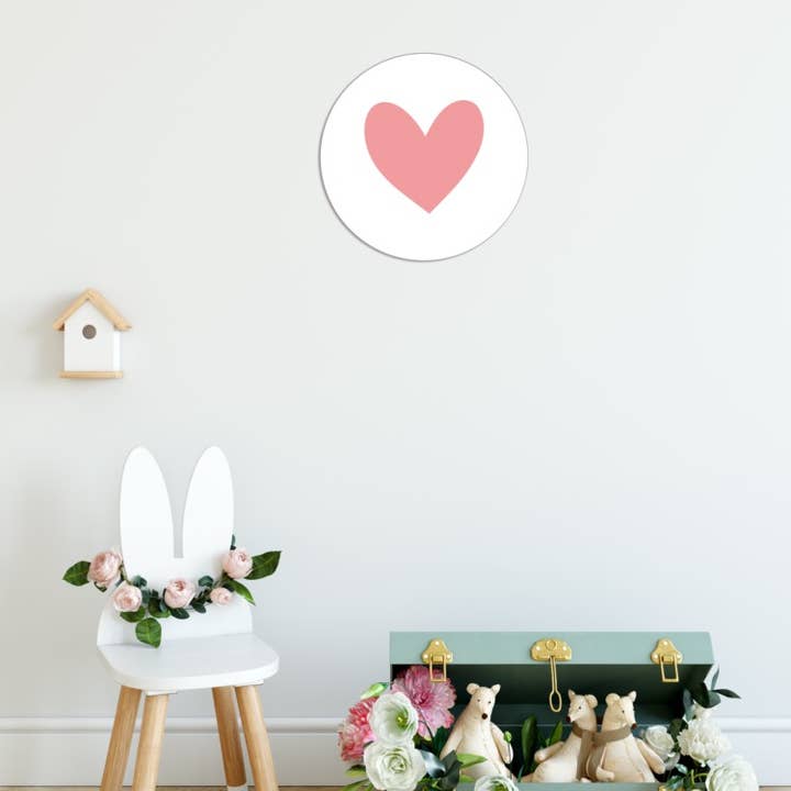 Wall Roundie - Cuore - Apple Cheek per la vendita all'ingrosso da parte di Kids-ware Lifestyle