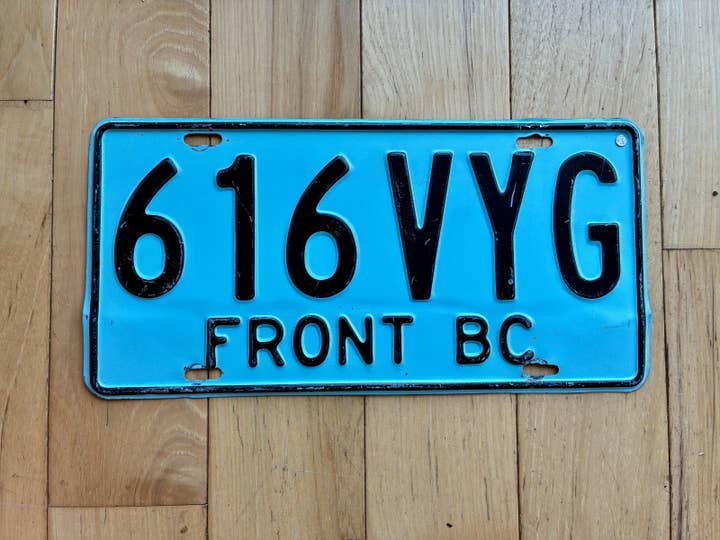 1976 Baja California México Nummernschild für den Großhandel von RusticPlates
