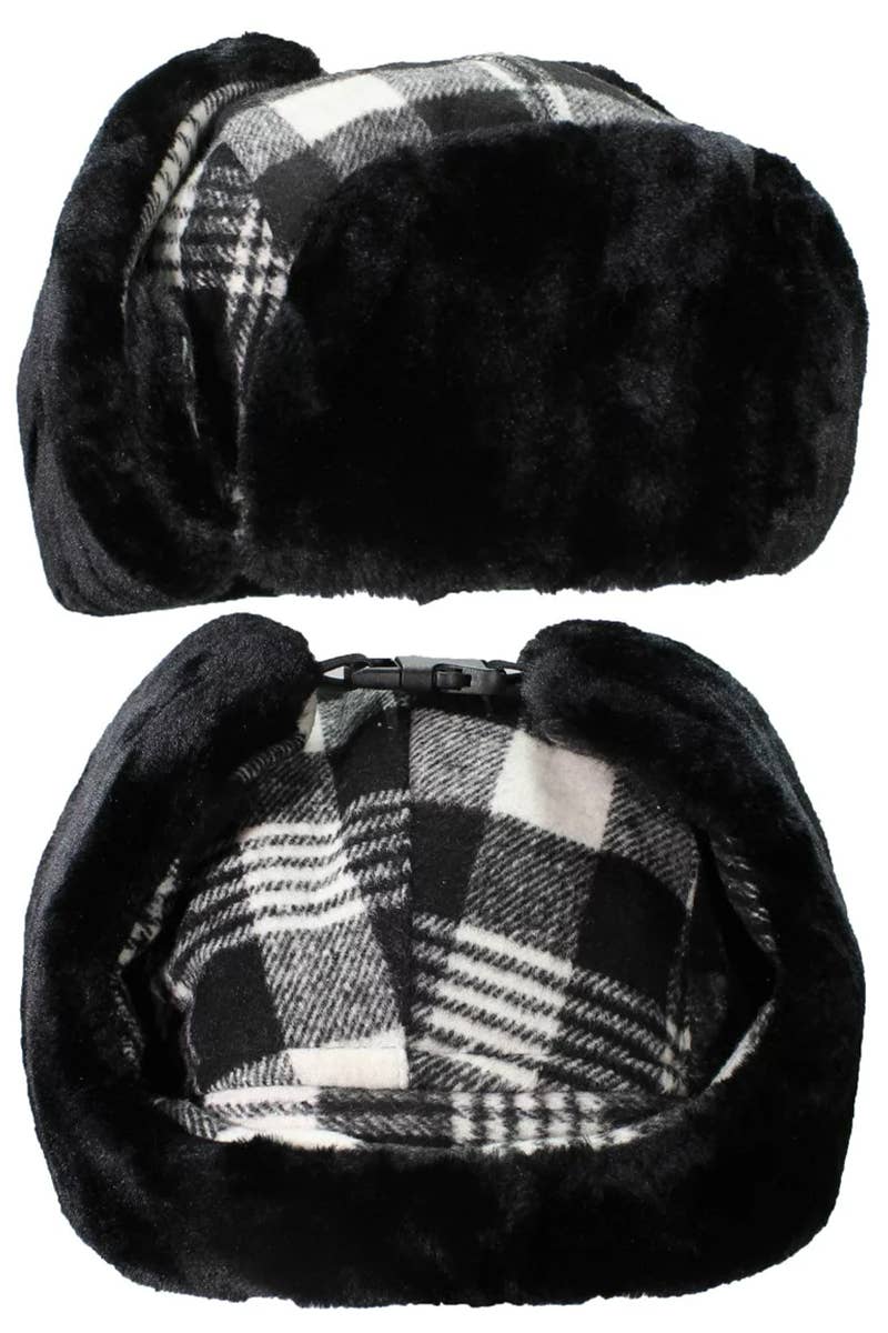 SURTIDO Gorro Glen Plaid con forro de piel térmica de venta al por mayor en Faire3