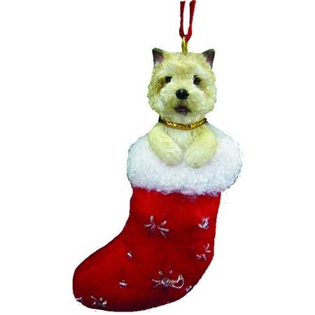 Ornamento de meia Cairn Terrier por atacado de E&S Pets