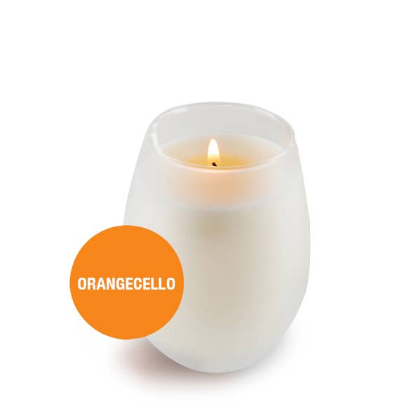 Orangecello Bambina Candle for wholesale by Saluté by Sempre Beve