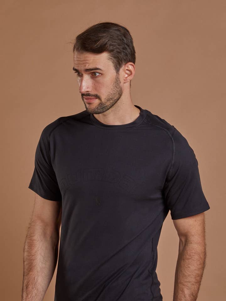 Men's Performance T-Shirt - Black for wholesale by Numbat