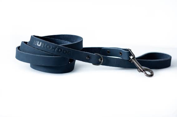 Euro-Dog Collars and Leads – Engroshandel Hundesnor - Hund – Læder Hundesnor Blød Sport Stil Ekstra D-Ring Metal Karabinhage6