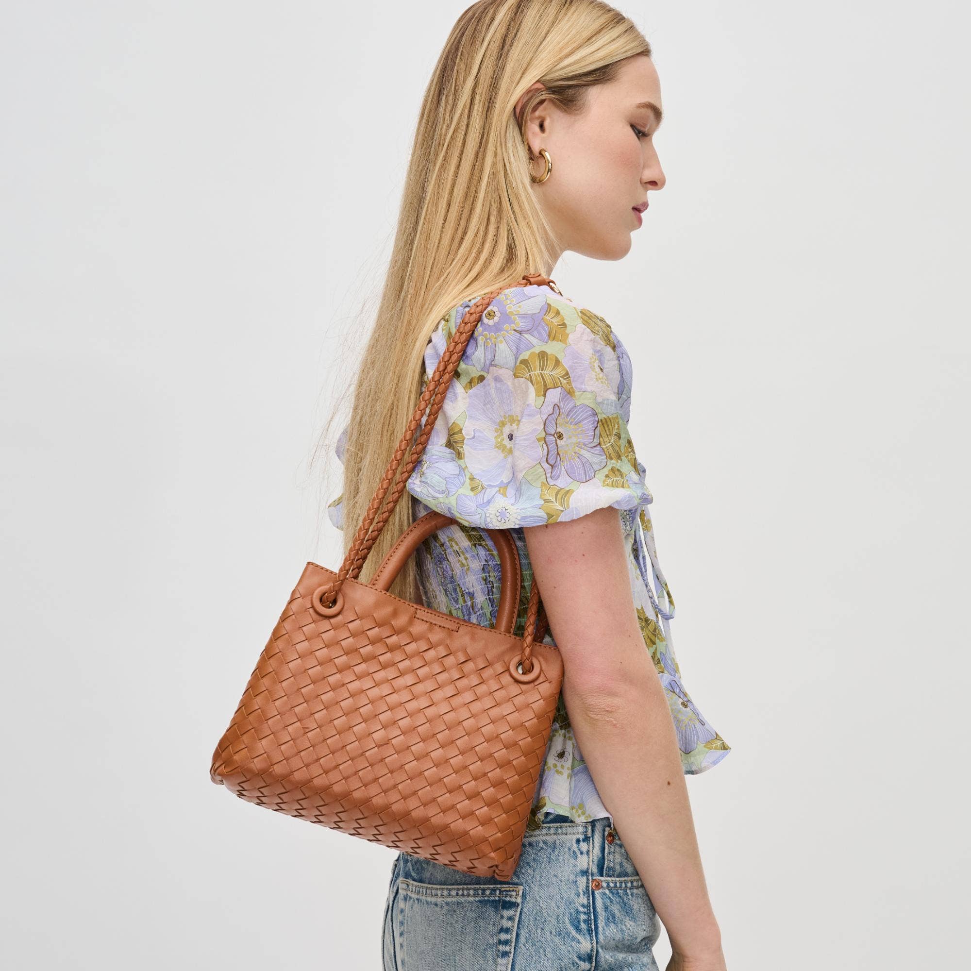 Urban Expressions – bolsa tiracolo - Mulher por atacado – Bolsa Transversal Blakely em Couro Vegano Trançado26