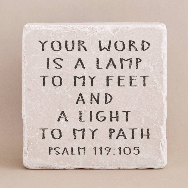 598 | Psaume 119:105 pour la vente par Twelve Stone Art