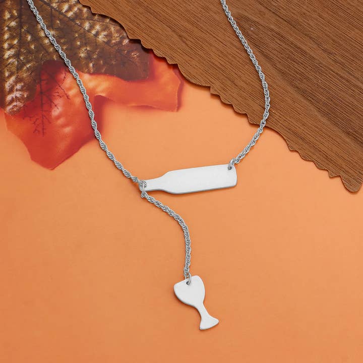 Wine Pendant Drop Pendant Necklace and other Purchase Wholesale mini bottles of wine. Free Returns & Net 60 Terms on Faire trending on Faire.