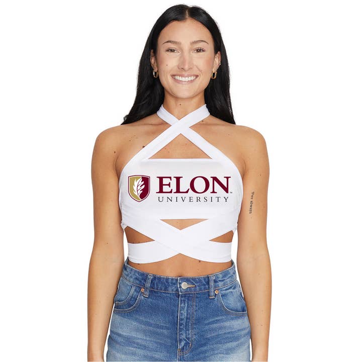 Elon Multi Way Bandeau for wholesale by Lojo Collegiate Apparel