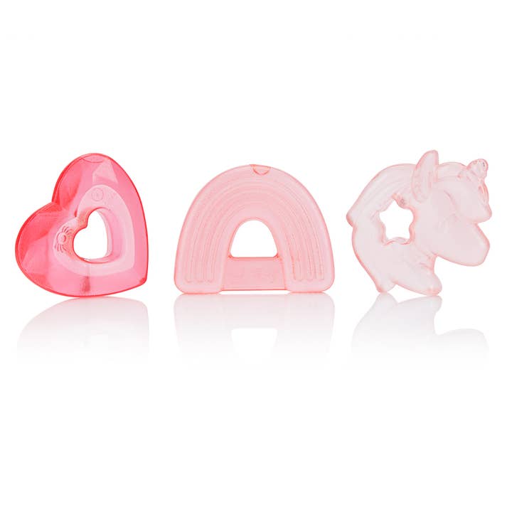 Itzy Ritzy - Wholesale Teether (Not Clip-On) - Baby - *NEW OPTION* Cutie Coolersâ„¢ Water Filled Teethers (3-pack)