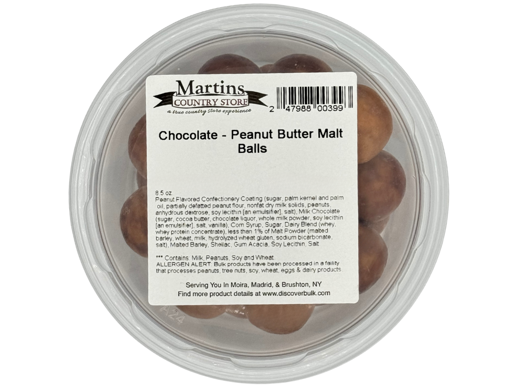 Martin's Country Store LLC – wholesale Chocolate – CHOCOLATE PEANUT BUTTER MALT BALLS 8.5oz3