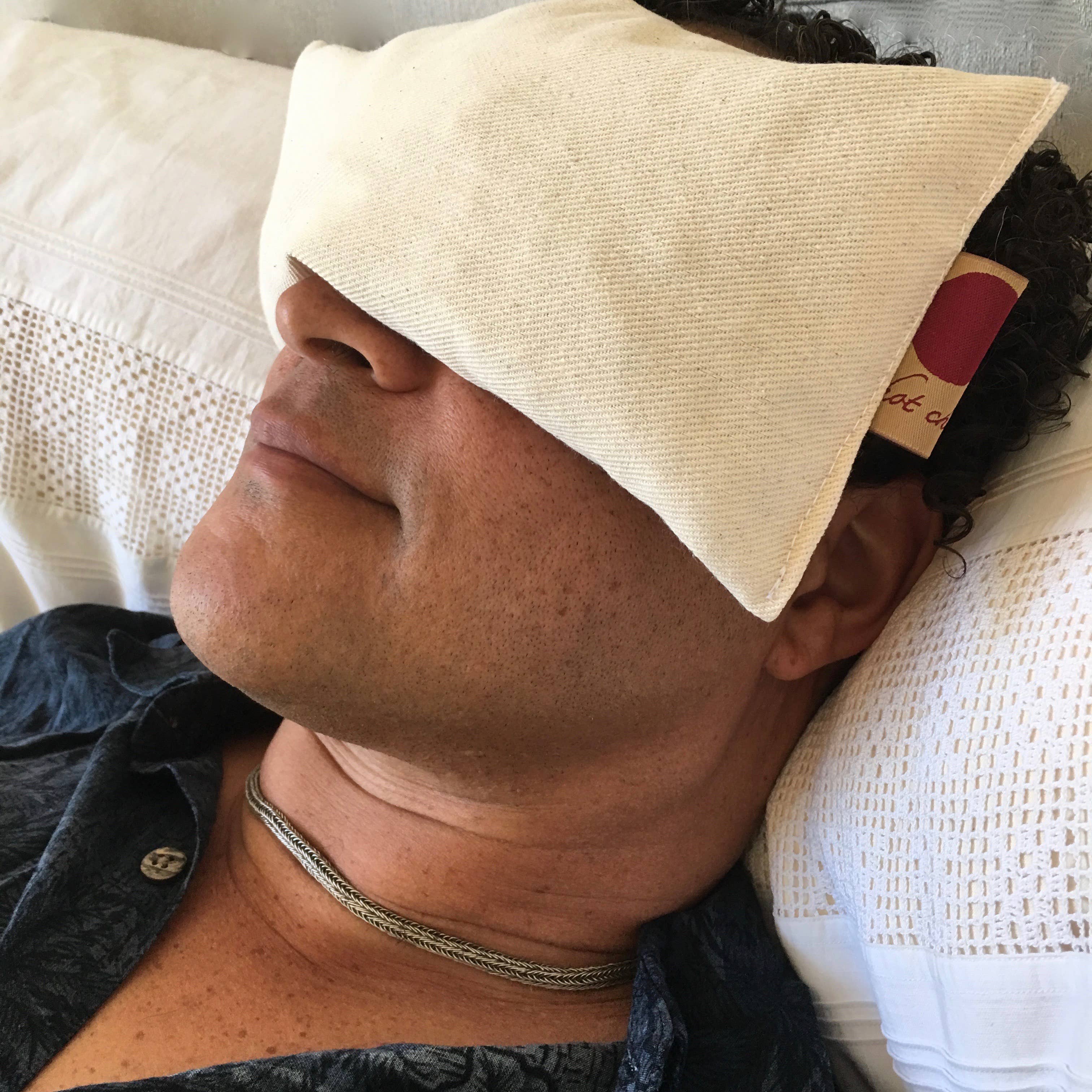 Hot Cherry Pillows - Vente Compresses chaud/froid - Coussin pour les yeux -denim naturel3