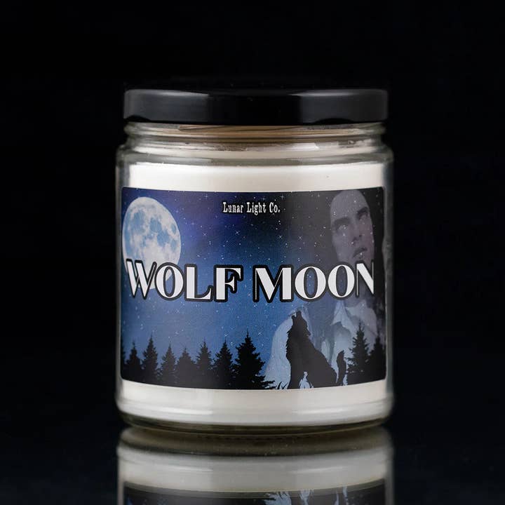 Lunar Light Co. - Wholesale Jar/Filled Candle - Wolf Moon Type O Negative Goth Peter Steele Scented Candle
