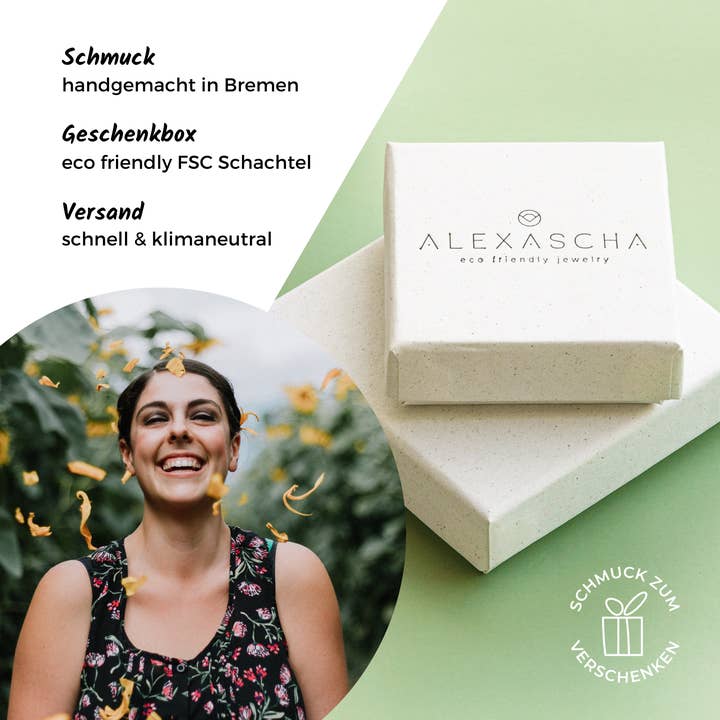 ALEXASCHA - Wholesale Dangle Earrings - Nickel-free earrings with stone/lemon yellow/ upcycling