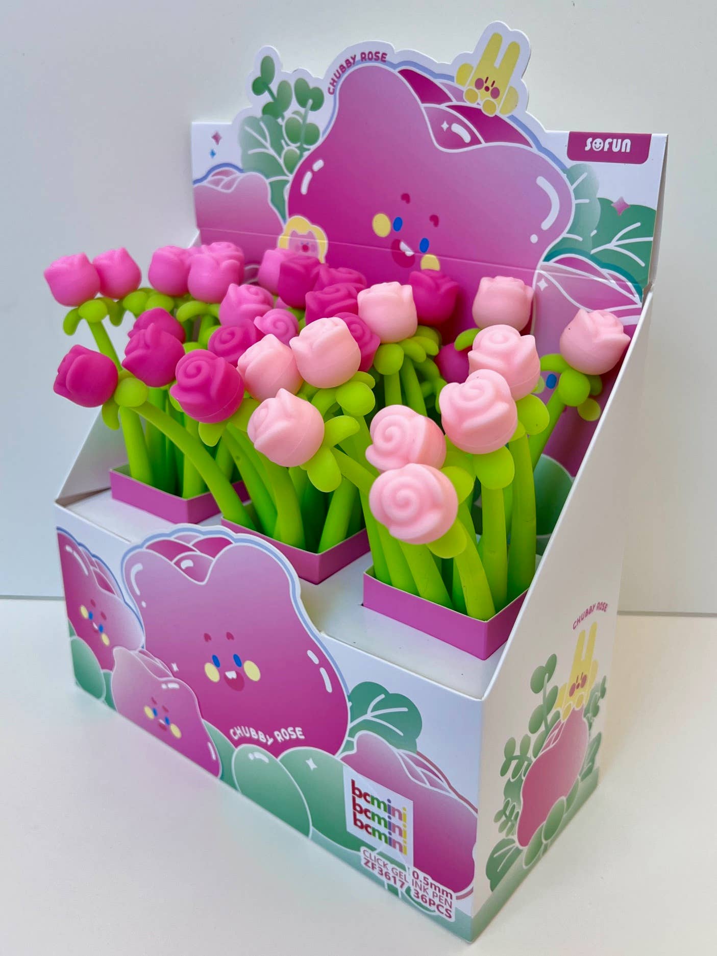 BCmini - Vente Stylos - 22679 STYLO GEL ROSE WIGGLE-3611