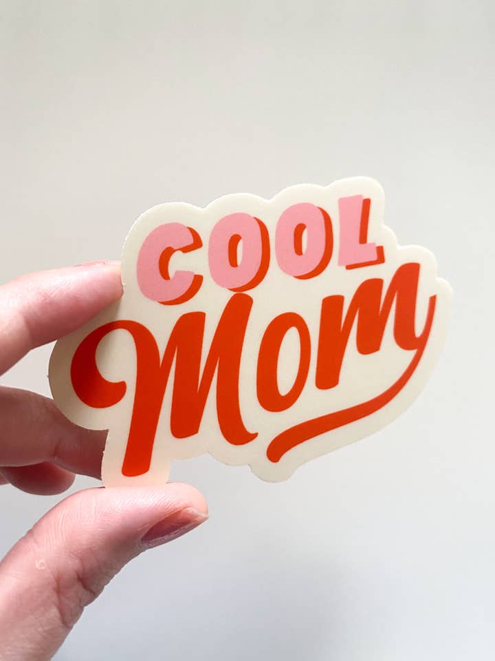 Cool Mom Vinyl Sticker for wholesale by Bottlebrush Graphics