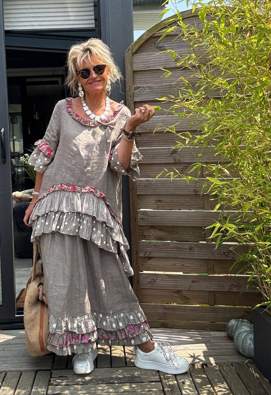 LINEN & COTTON HOUSE - Wholesale Jurk - Dames - JURK IN LINNEN 861223