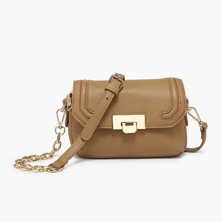Jen & Co. - Wholesale Crossbody Bag - Women's - JN2657 Casablanca Detailed Snap Crossbody