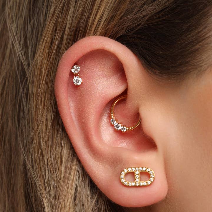 Hanging Shine Piercing | Titanium for wholesale by Schmuckgroßhandel