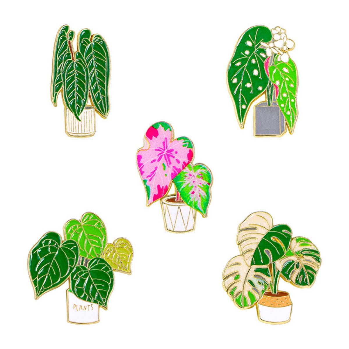 Magia Design - Wholesale Lapel Pin/Button - Potted Plant Alloy Pin7