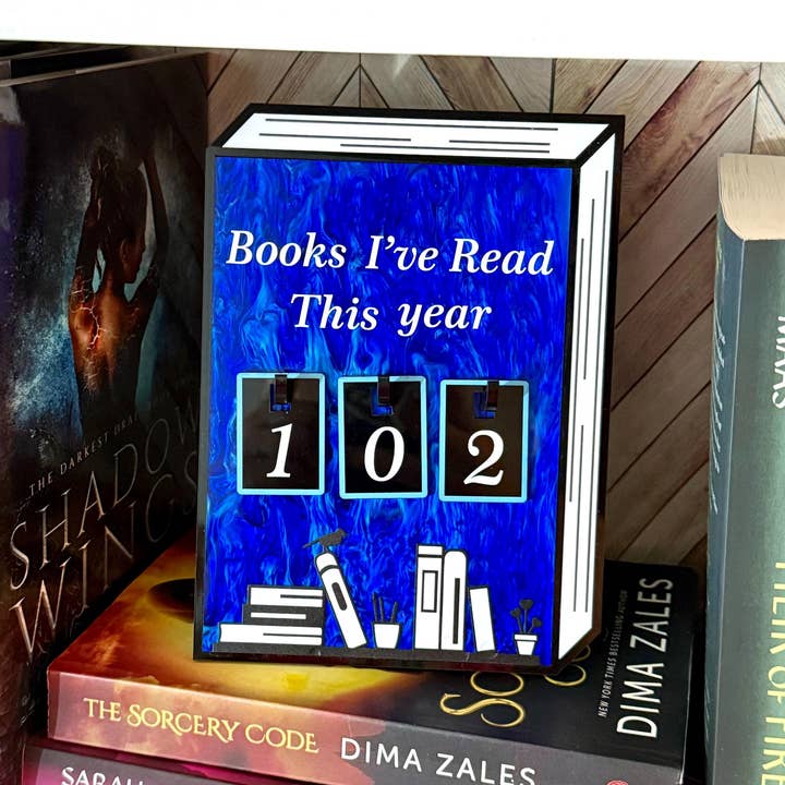 Briar layne - Wholesale Bookcase - Acrylic Yearly Book Counter for Bookshelf Decor 4