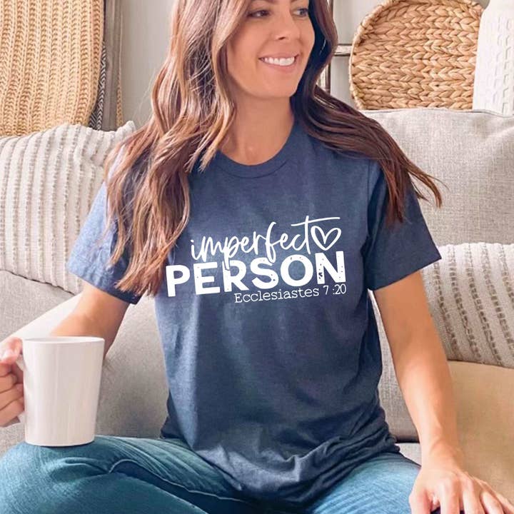 Imperfect Person Shirt for wholesale by Sunfire Tees