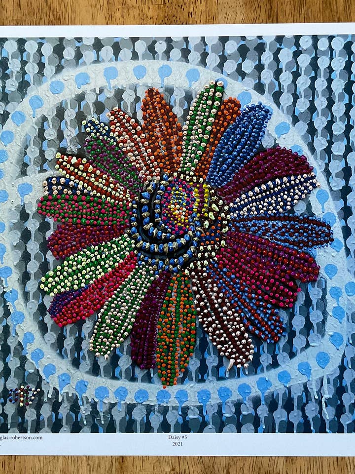 Daisy #5 for wholesale by Fringe Art Collective