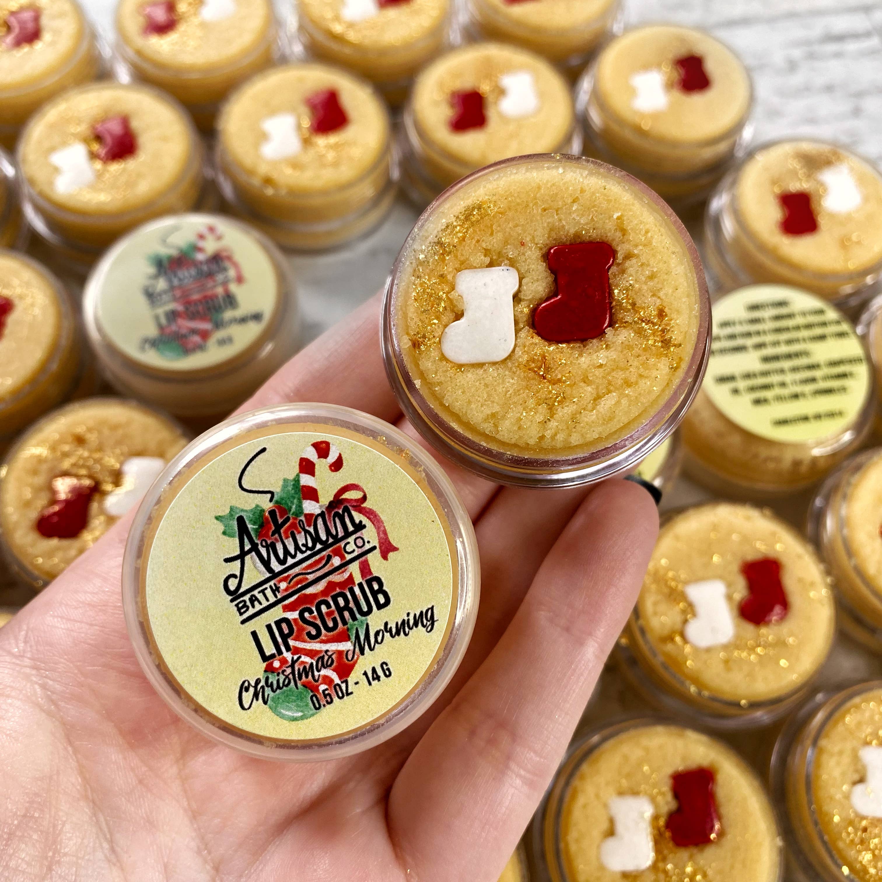 Artisan Bath Co. - Wholesale Lip Scrub/Polish - Christmas Morning Lip Scrub1