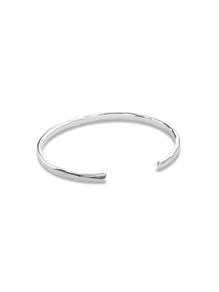 Hammered Bracelet Silver for wholesale by NO MORE ACCESSORIES