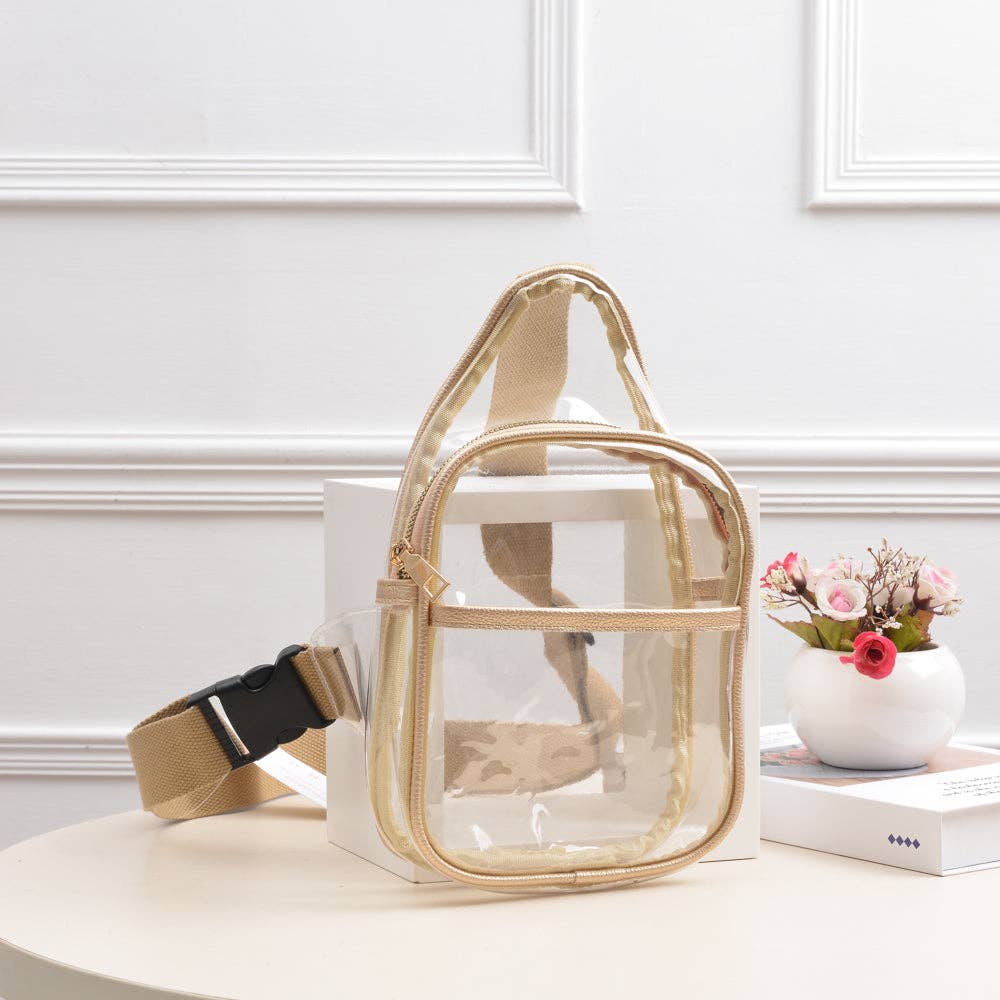 MiMi Wholesale - Wholesale Crossbody Bag - Women's - TG10420 Slim Size Clear Sling Bag4