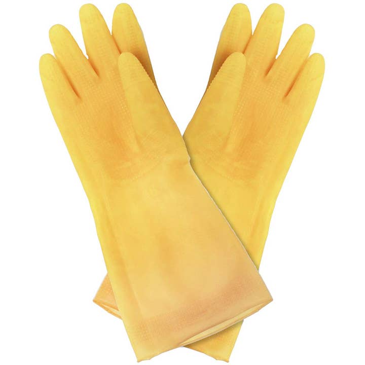 9" X 16" Rubber Glove, Long Sleeve, 12/PK for wholesale by KT Supply
