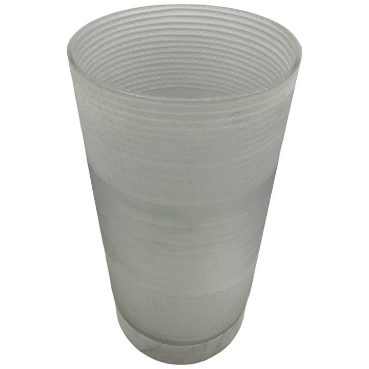 2626 Designs - Wholesale Vase - Decorative Handmade Glass Cylinder Vase in White4