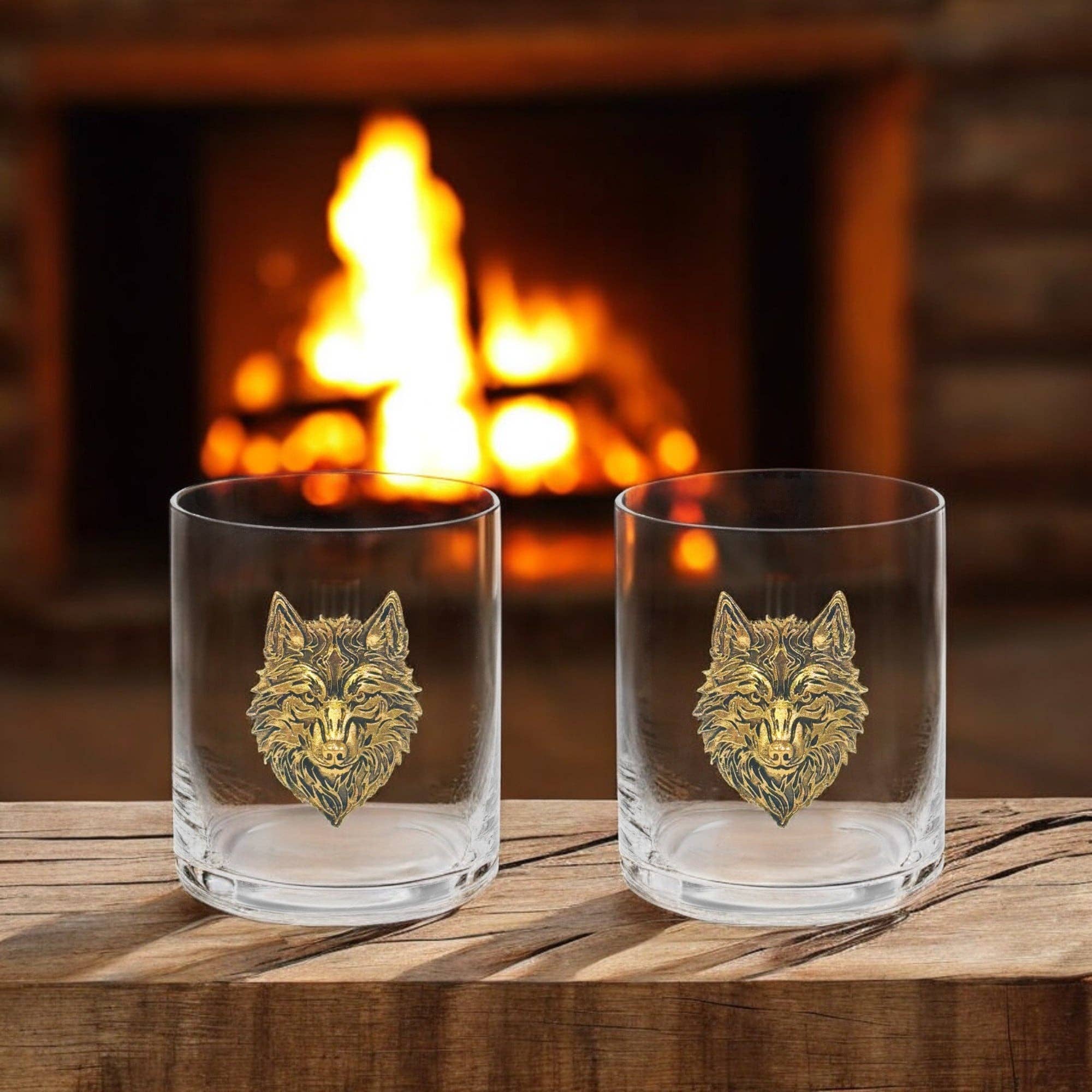 Jersey Art Glass - Wholesale Cocktail/Liquor Glass - Wolf Whiskey Glasses4
