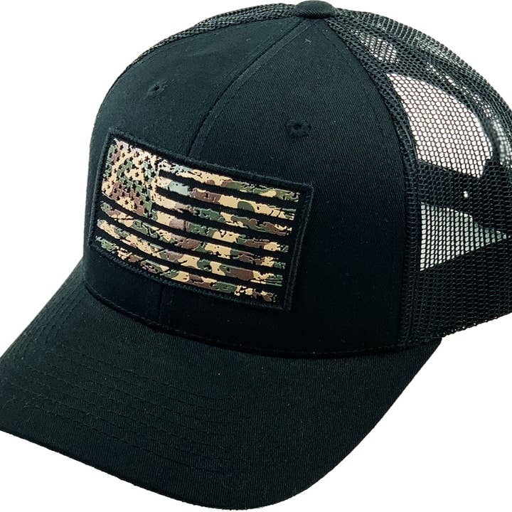 KBETHOS - Wholesale Trucker Hat - Men's - FLAG UV PRINT PATCH MESH BACK BALLCAP14
