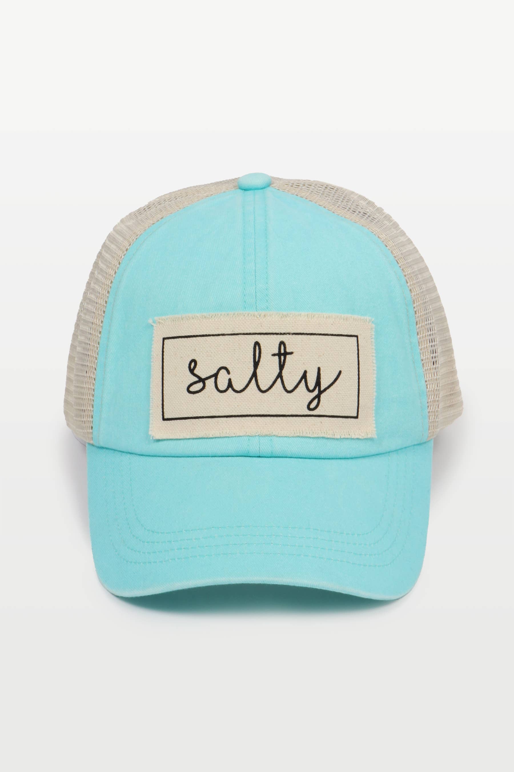 David And Young - Wholesale Baseball Cap - Women's - Salty Canvas Patch Mesh Back Baseball Cap5