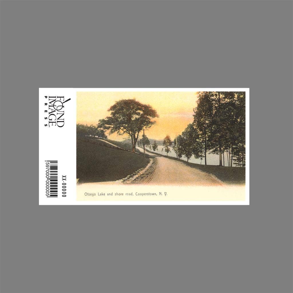 Found Image Press - Wholesale Sticker - Sticker NS-845 Otsego Lake, Cooperstown1