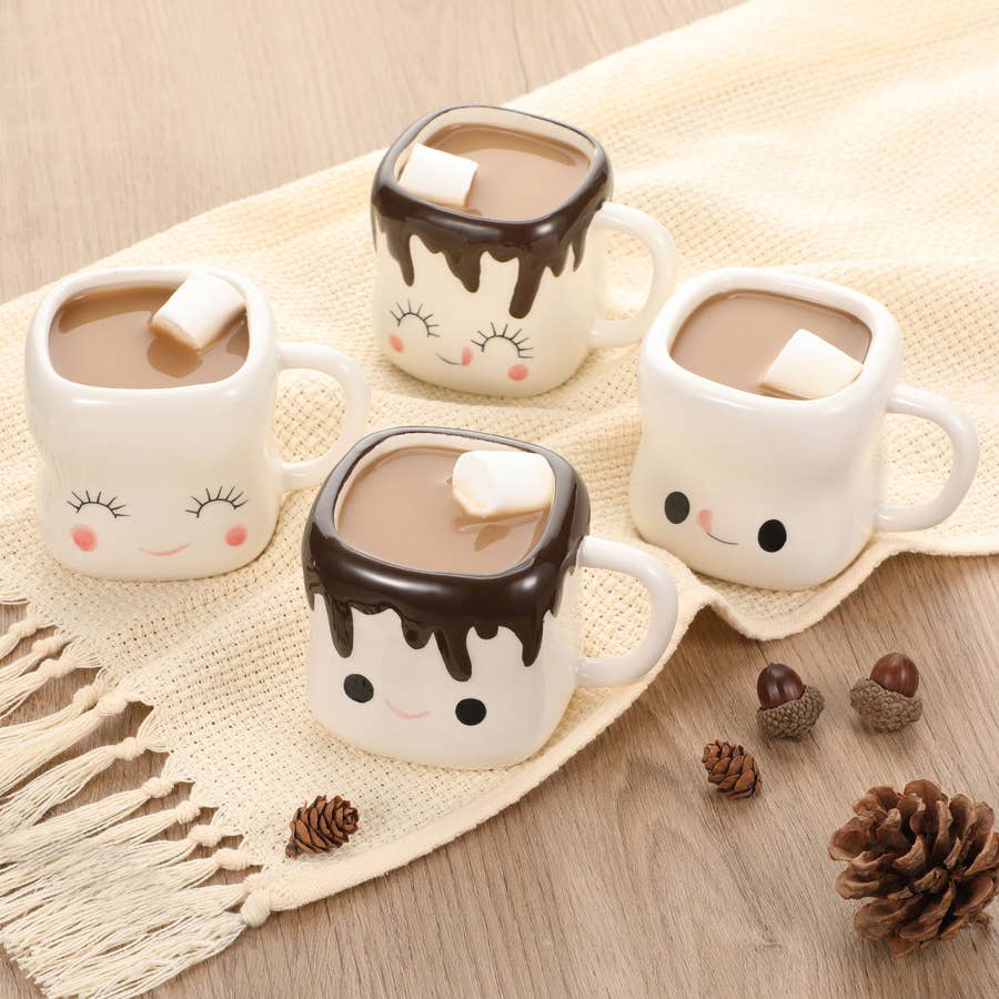 Snowman Mug Toppers  Toasted Mallow - Marshmallows Online